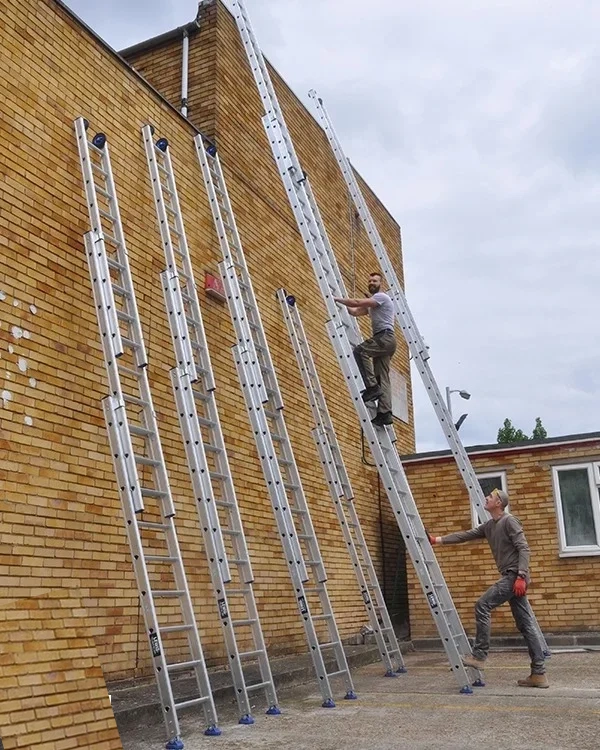 Extension ladder built to last