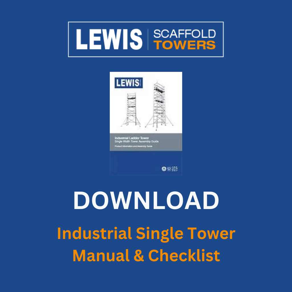 industrial scaffold towers single tower